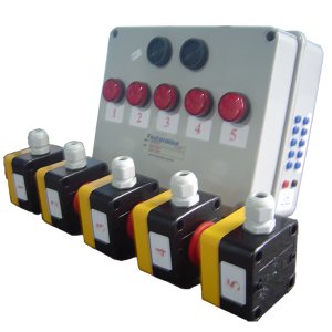 Alarme de Aprisionamento da Nr36 para Câmara Fria - Kit para 5 Portas