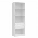 Ver imagem 2 de Cristaleira Armário 2 Portas Reflectas com LED100% MDF Branco