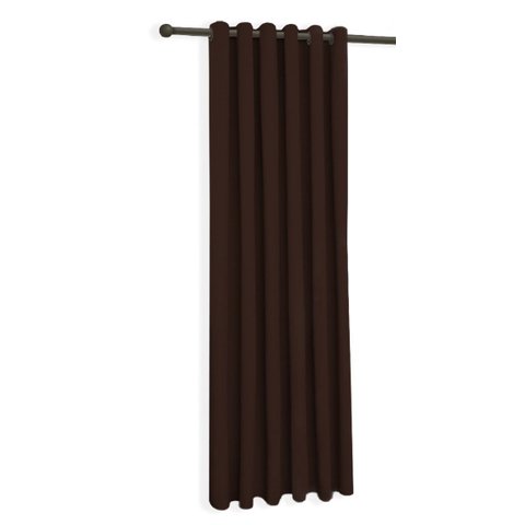 Cortina Oxford Marrom Uma Folha Sala/quarto 150x180 Fabritex