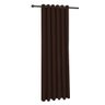 Cortina Oxford Marrom Uma Folha Sala/quarto 150x180 Fabritex - 1
