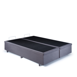 Cama Box Baú Casal Bipartido 138x188x42cm Suede com Pistão a Gás - 8 Cama Box Baú Casal Bipartido 138x188x42cm Suede com Pistão a Gás - 8