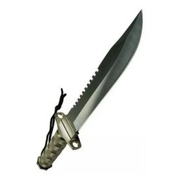 Faca Esporte Com Bainha Tipo Rambo,aço,bússola - 7