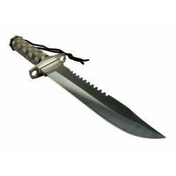 Faca Esporte Com Bainha Tipo Rambo,aço,bússola - 1