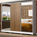 Ver imagem 7 de Guarda Roupa Casal 3 Portas Zurique com Espelhos Madesa
