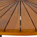 Ver imagem 4 de Mesa Bali 1,20m Tampo Madeira e Alumínio Varanda Jardim Marrom