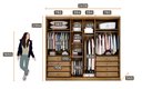 Ver imagem 5 de Guarda-Roupa Rizon 8 Gavetas sem Espelho Fendi Novo Horizonte