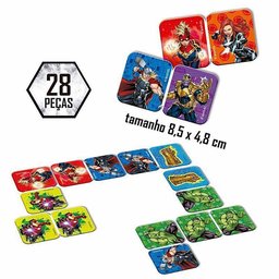 Jogo de Dominó Infantil - Marvel - Avengers - 28 Peças - Toyster - 2