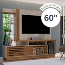 Ver imagem 6 de Estante para TV e Home Theater até 60 Polegadas 200CMX178,5cm 2 Portas Frizz Plus Bege