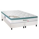Ver imagem 1 de Cama Box Queen: Colchão Molas Herval MasterPocket Ensacadas Meditare + Base Courano Branco CRC(