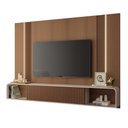 Ver imagem 3 de Painel Home Suspenso Empire Tv até 85" Polegadas Castanho/off White