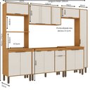 Ver imagem 6 de Cozinha Completa 13PTS 1GAVS c/Tpo Madalena Cinamomo/Off White