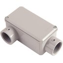 Ver imagem 1 de Condulete Fixo 1" Tipo Lr com Tampa com Rosca Npt e com Pintura Eletrostática a Pó