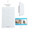 Interruptor Inteligente WiFi, Smart Sem Fio Multifuncional 3 botões (MB303 com neutro) Compatível Co - 1