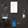 Interruptor Inteligente WiFi, Smart Sem Fio Multifuncional 3 botões (MB303 com neutro) Compatível Co - 7