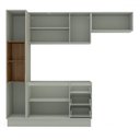 Ver imagem 3 de Cozinha Completa Koya 8 Portas 3 Gavetas Verde Oliva - Politorno
