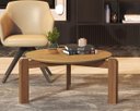 Ver imagem 3 de Mesa de Centro Sala de Estar Decoração Pés Madeira Áustria Canela