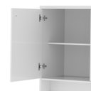 Ver imagem 6 de Aparador Buffet 3 Portas Tampo Mdp 25mm Zeus - Via Nossa - Branco