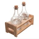 Ver imagem 4 de Conjunto 2 Garrafas de Azeite Suporte em Madeira 180ml Lyor