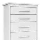 Ver imagem 3 de Cômoda Pequena 5 Gavetas Branco Elegance 2087 Batrol
