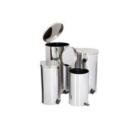 Lixeira em Aço Inox 50l Pedal Redonda - 5