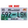 Quadro Placa Decorativa Metal Tennessee Shelby Eua America - 1