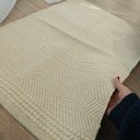 Ver imagem 5 de Tapete Artesanal Kilim Maya Marfim 50 x 70