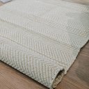 Ver imagem 3 de Tapete Artesanal Kilim Maya Marfim 50 x 70