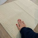 Ver imagem 4 de Tapete Artesanal Kilim Maya Marfim 50 x 70