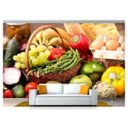 Ver imagem 1 de Papel de Parede Frutas Vegetais Sacolão 3d Al159