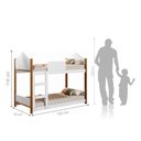 Ver imagem 4 de Mini Beliche Infantil Casa Samuel Branco