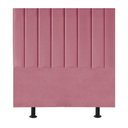 Ver imagem 1 de Cabeceira Estofada Cama Box Solteiro 90 Cm Alice Suede Cor:rosa