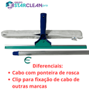 Ver imagem 4 de Rodo Combinado Limpa Vidros 45cm Cabo 50cm Star Clean