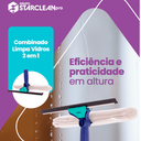 Ver imagem 6 de Rodo Combinado Limpa Vidros 45cm Cabo 50cm Star Clean