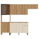 Ver imagem 6 de Cozinha Compacta Balcão com Tampo 120cm Laura Plus Freijó/soft Z06 - Mpozenato