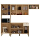 Ver imagem 5 de Cozinha Compacta Balcão com Tampo 120cm Laura Plus Freijó/soft Z06 - Mpozenato