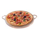 Ver imagem 3 de Forma de Pizza Pedra Sabão Pequena 27 Cm Cobre
