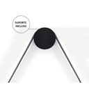 Ver imagem 3 de Espelho Adnet Redondo 60 Cm Alça De Couro + Suporte + Bucha - Caramelo