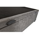 Ver imagem 4 de Cama Box Baú Suede Cinza Viúva 120x188x42