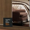 Ver imagem 6 de Guarda-Roupa Casal Madesa Apolo 4 Portas de Correr com Espelho Rustic Cor:Rustic