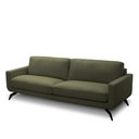 Ver imagem 5 de Sofá Decorativo Thalia 3 Lugares Sala de Estar 240cm Pés em Aço Couro Fendi G88 - Gran Belo