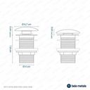 Ver imagem 2 de Válvula Click para Cubas Louça Bela Metais