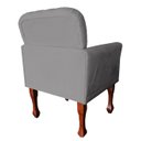 Ver imagem 3 de Poltrona Stephany Super Confortável Para Clinica Psicanalise E Consultório Psicológico - Suede - Sv 