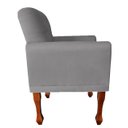 Ver imagem 2 de Poltrona Stephany Super Confortável Para Clinica Psicanalise E Consultório Psicológico - Suede - Sv 