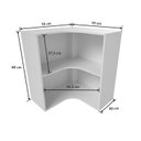 Ver imagem 5 de Organizador Canto Armário Balcão Cantoneira Greco 100% Mdf Woodcore