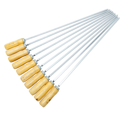 10 Espeto Espada para Churrasqueira Churrasco Marivent