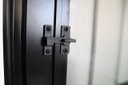 Ver imagem 3 de Porta de Alumínio Preto de Entrada Social CMC Modular - Lado Esquerdo - 2.10 (A) x 0.90 (L)