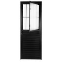 Ver imagem 2 de Porta de Alumínio Preto de Entrada Social CMC Modular - Lado Esquerdo - 2.10 (A) x 0.90 (L)