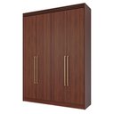 Ver imagem 2 de Guarda-Roupa Casal Zoe 4 Portas de Abrir 2 Gavetas 100 MDF Pm Home