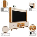 Ver imagem 3 de Painel para TV Maceió até 75 198cm MDF-MDP Off White Mais de Casa