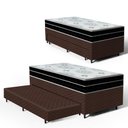 Ver imagem 1 de Cama Box com Colchão de Espuma D45 Pillow In Anjos Ortoconfort + Auxiliar Unique Solteiro 88cm